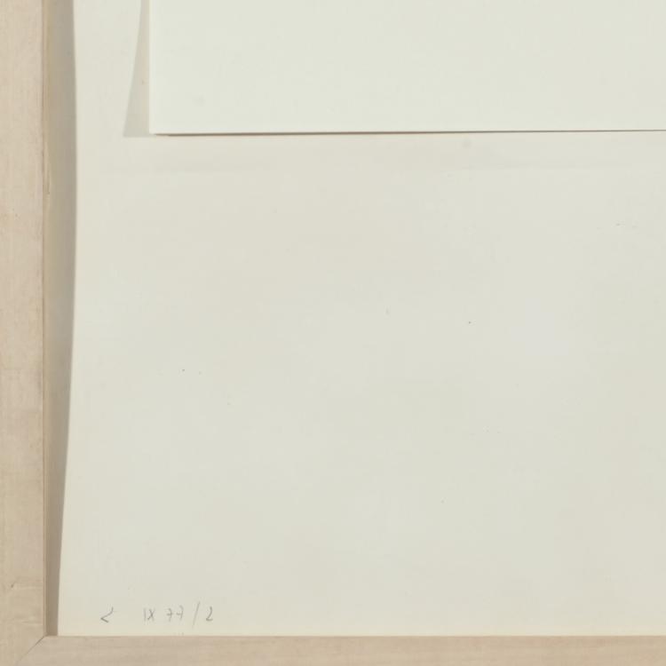 Bild 3 zu Objekt, Collage/Decollage '2 IX 77/2a', 1977, Oskar Holweck, 183C 867